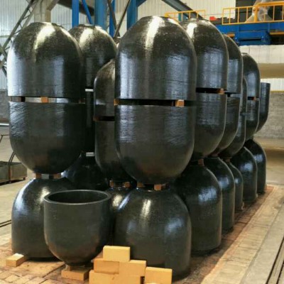 供应200公斤熔铝坩锅进口品牌维苏威节能等静压石墨坩锅