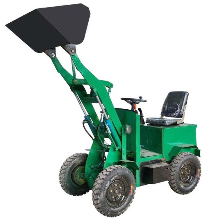 农用电动装载机 小型电动铲雪机 纯电动推土机