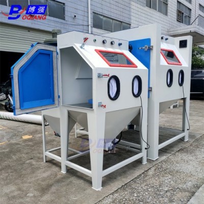  Boqiang supplies 9060 small manual sandblasting machine Hunan Hubei box manual sandblasting machine