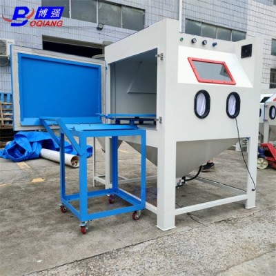  1010 mold manual sandblasting machine supplied by Boqiang sandblasting machine manufacturer